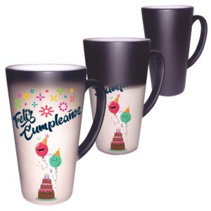 Taza Mágica Cónica Personalizada de 17 oz