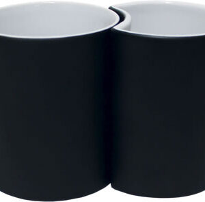 Dúo de Tazas Mágicas con Asa de Corazón Personalizadas de 11 oz